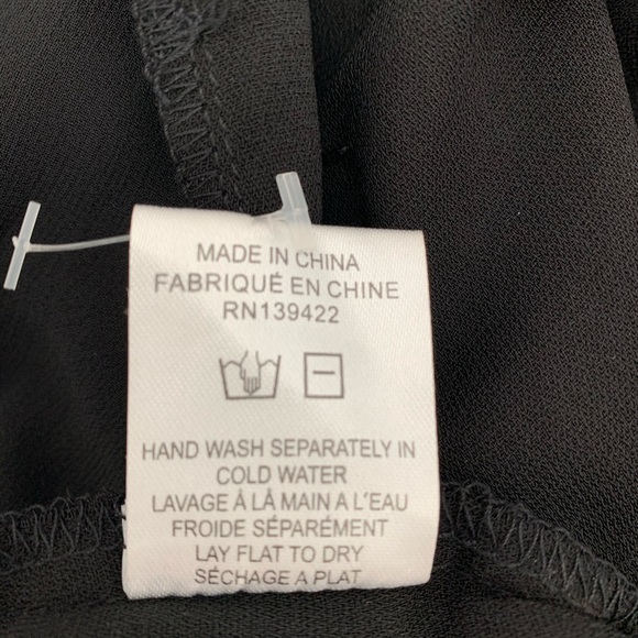 Tobi Black Open Back Embellished Crop Top Size S - Picture 6 of 7